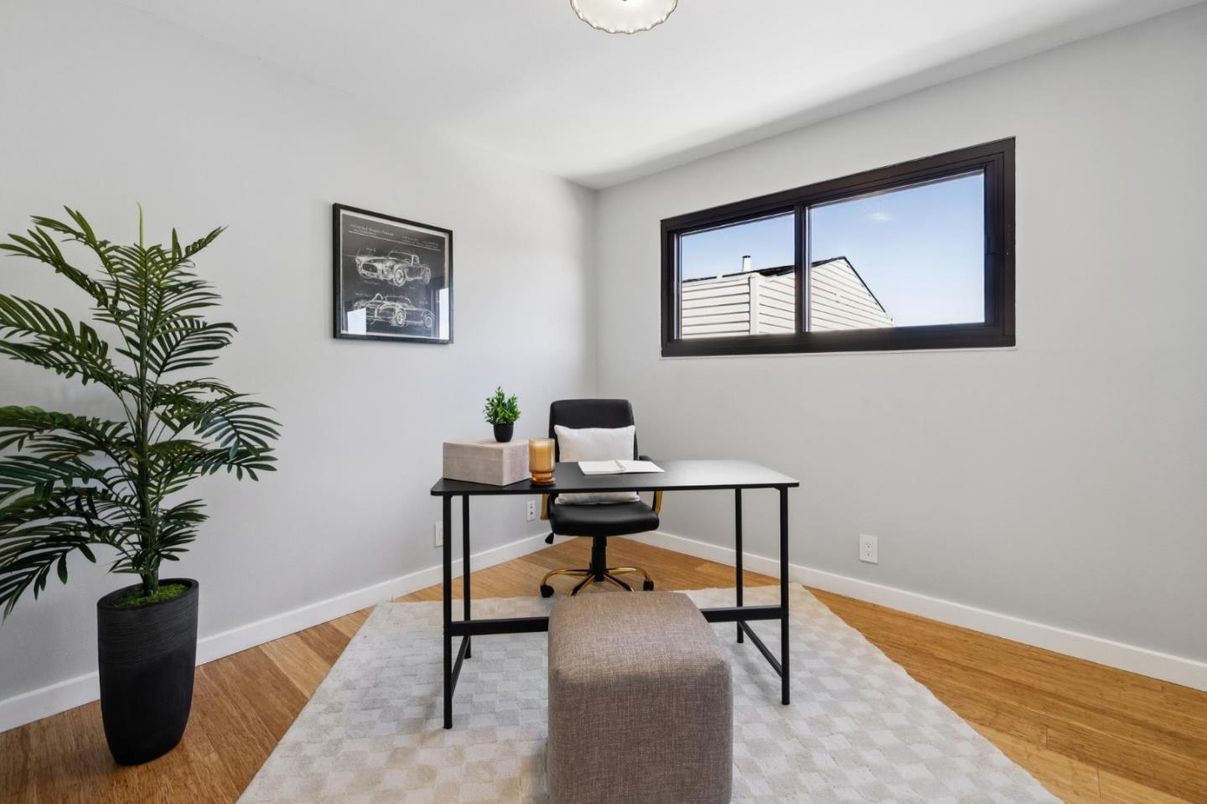 Home Office, Interior, Wood Texture Flooring