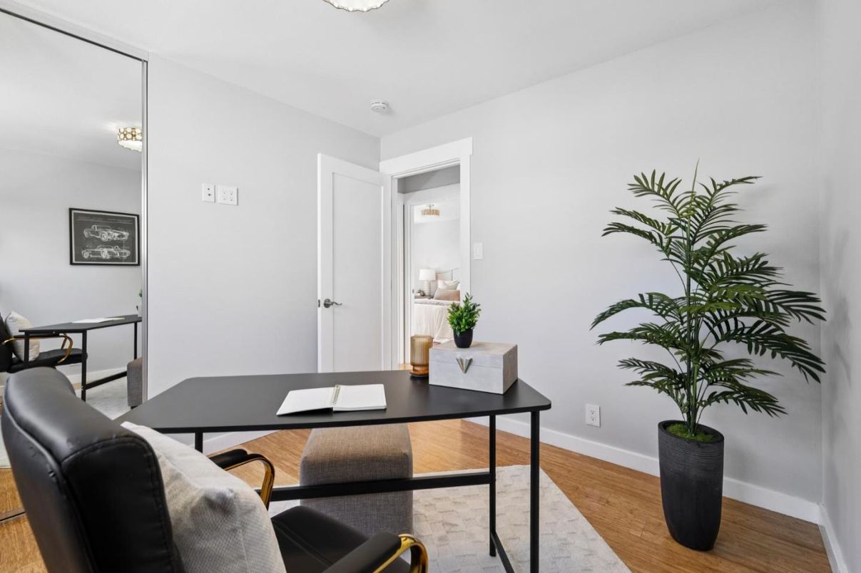 Home Office, Interior, Wood Texture Flooring