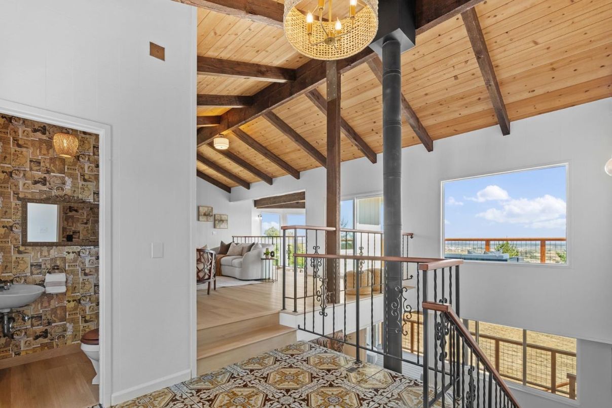 Chandelier, Interior, Stone Walls, Wooden Beams, Wooden Ceilings, Wood Texture Flooring
