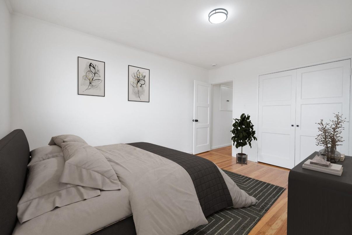 Bedroom, Interior, Wood Texture Flooring