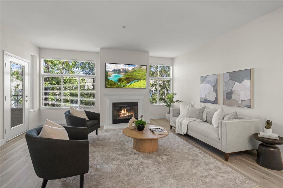 Fireplace, Interior, Living room, Wood Texture Flooring