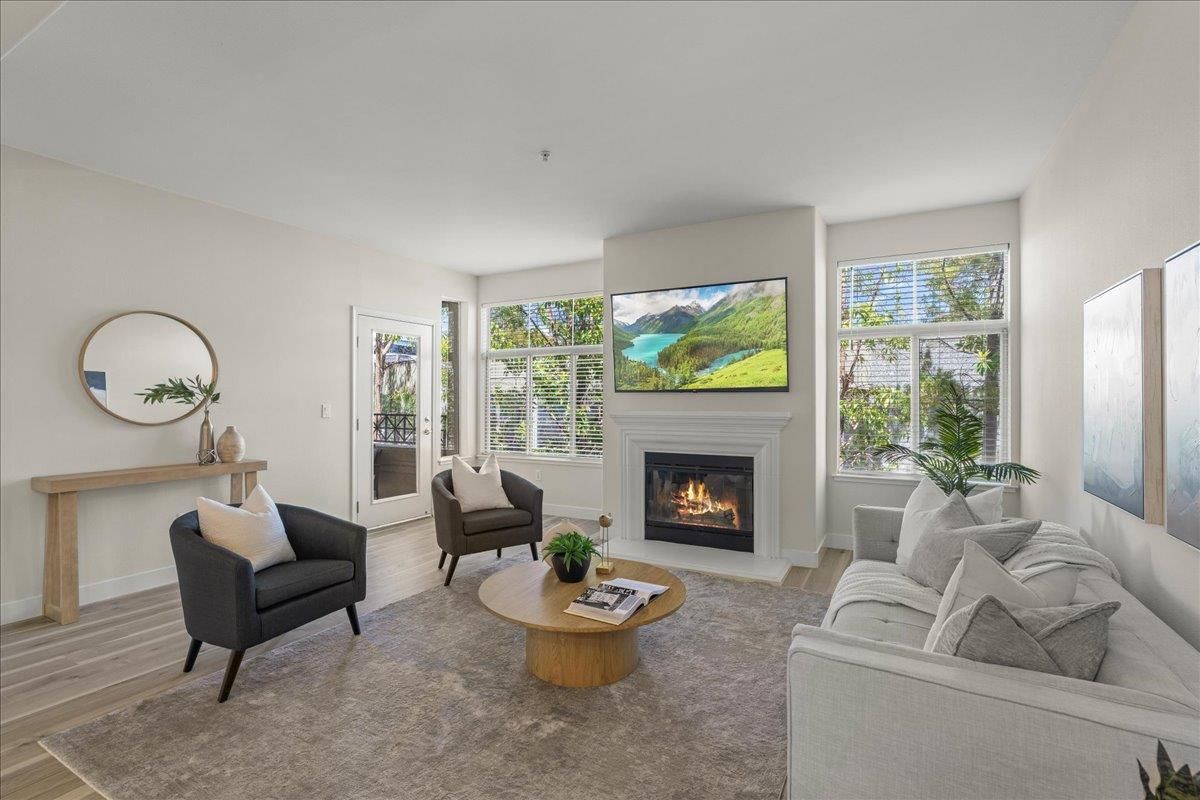 Fireplace, Interior, Living room, Wood Texture Flooring