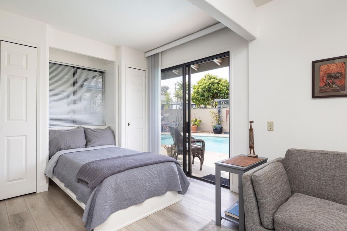 Bedroom, Interior, Wood Texture Flooring
