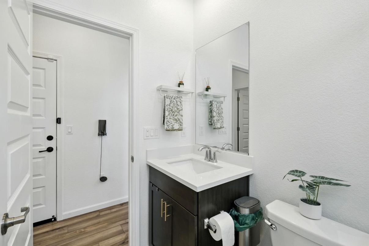 Bathroom, Interior, Wood Texture Flooring