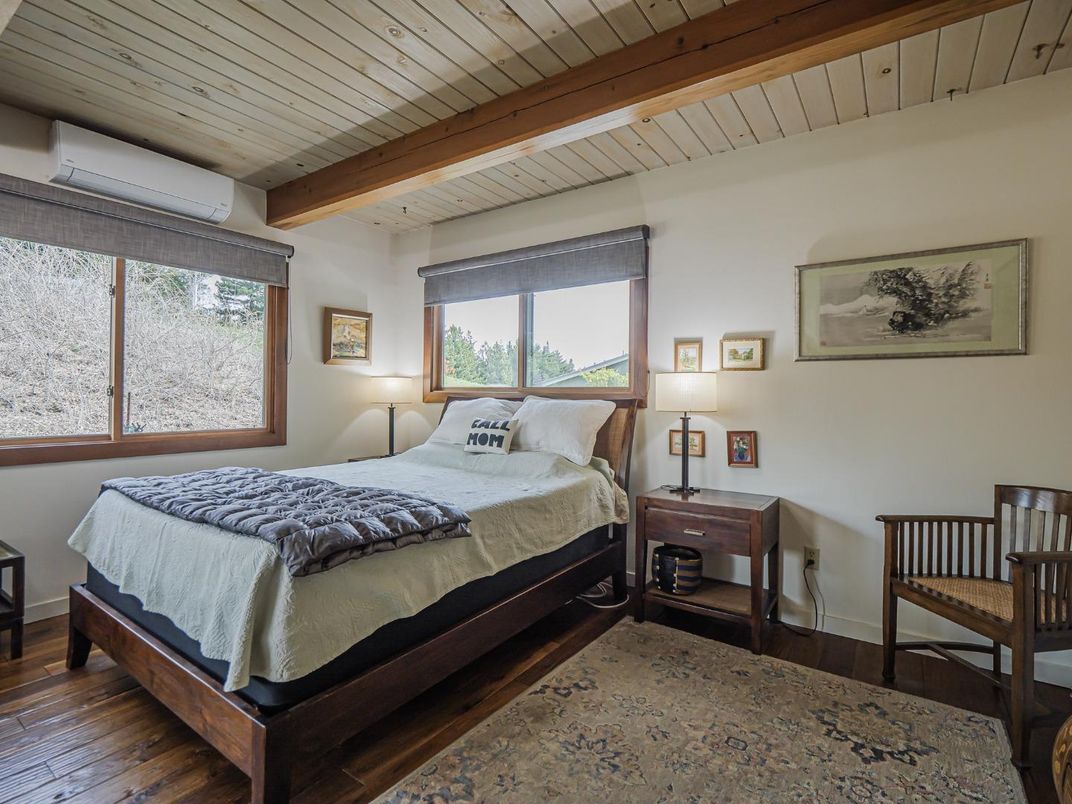 Bedroom, Interior, Wooden Beams, Wooden Ceilings, Wood Texture Flooring