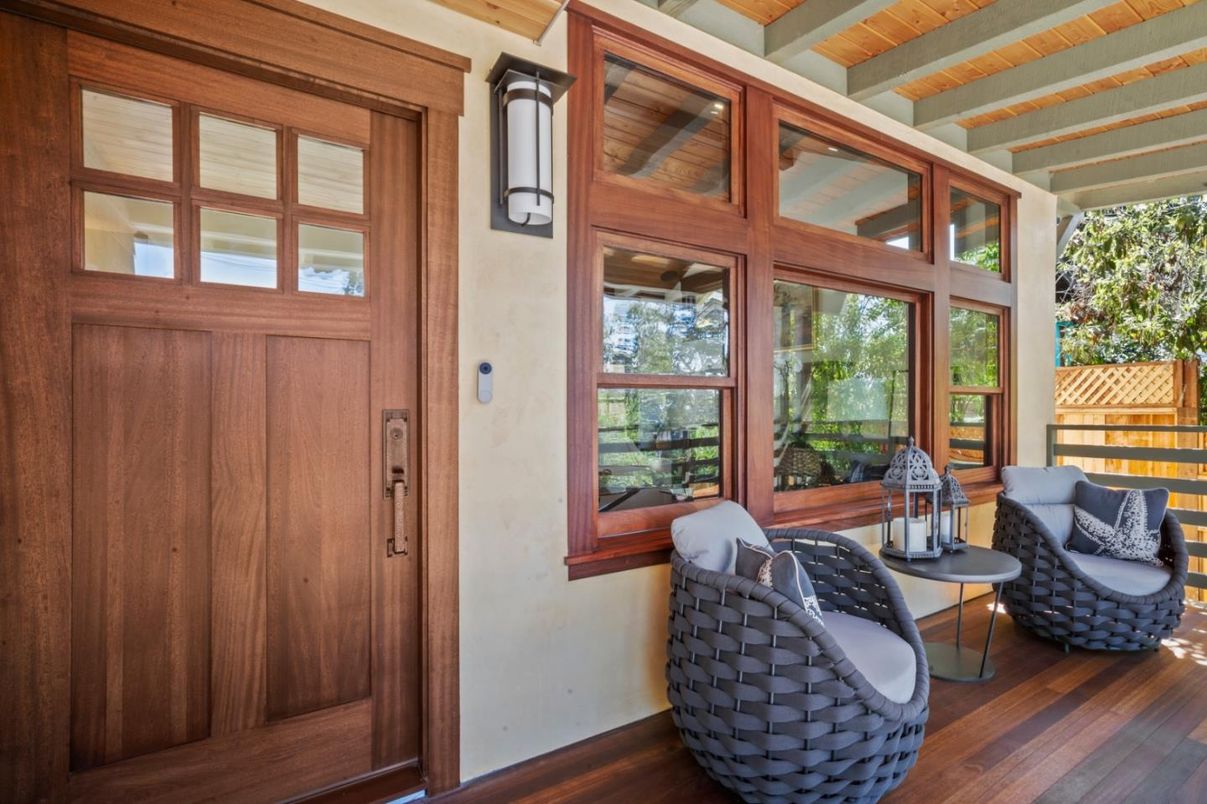 Exterior, Wood Texture Flooring