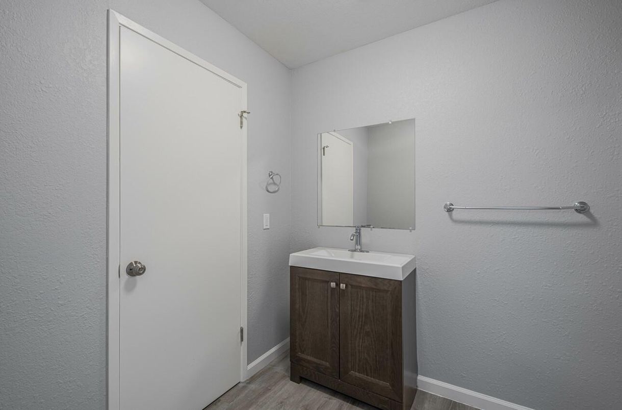 Bathroom, Interior, Wood Texture Flooring
