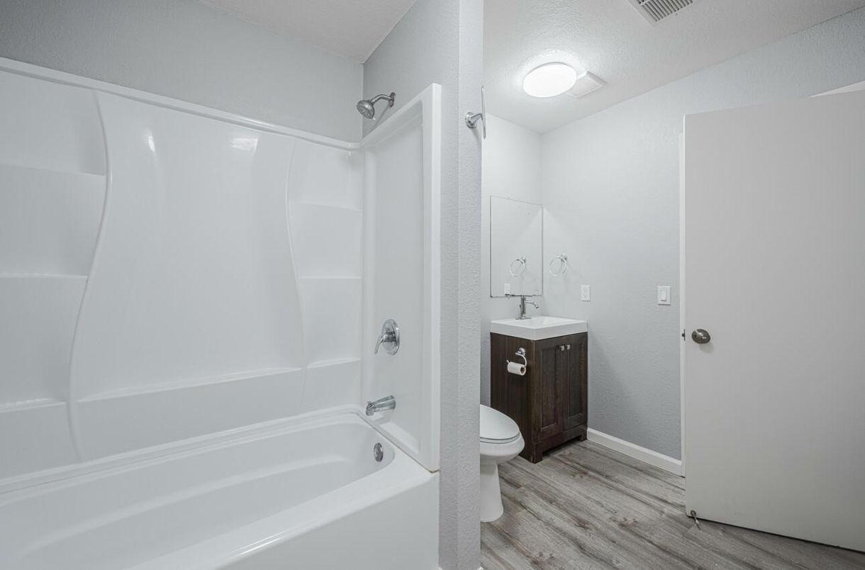 Bathroom, Interior, Wood Texture Flooring