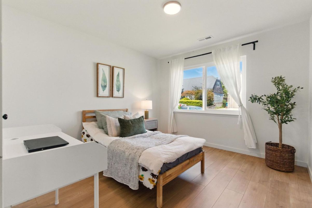 Bedroom, Interior, Wood Texture Flooring