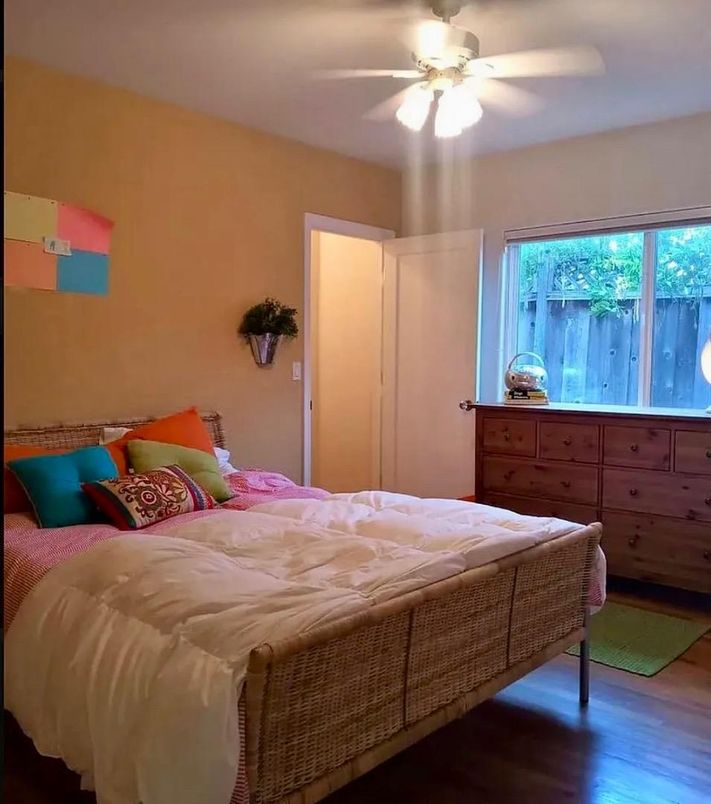 Bedroom, Interior, Wood Texture Flooring