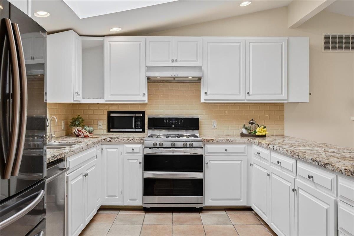 Interior, Kitchen, Recessed Lighting, Stainless Steel Appliances