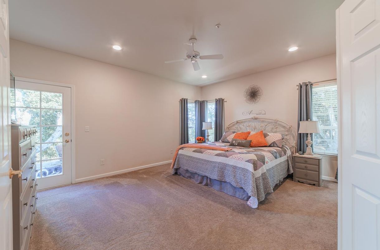 Bedroom, Interior, Recessed Lighting