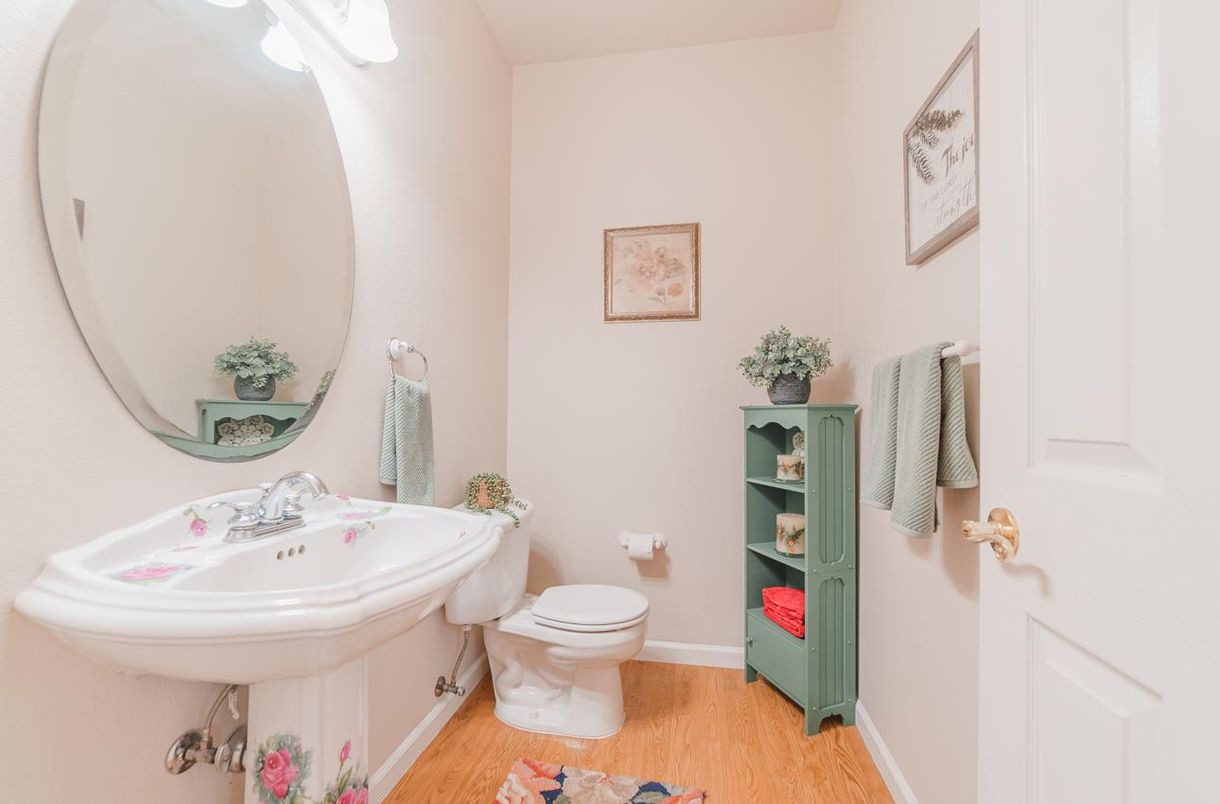 Bathroom, Interior, Wood Texture Flooring
