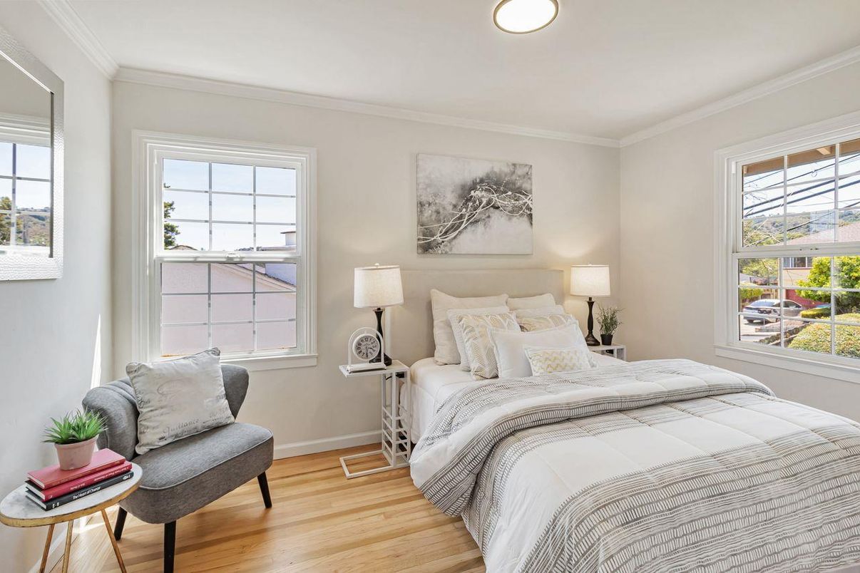 Bedroom, Interior, Wood Texture Flooring