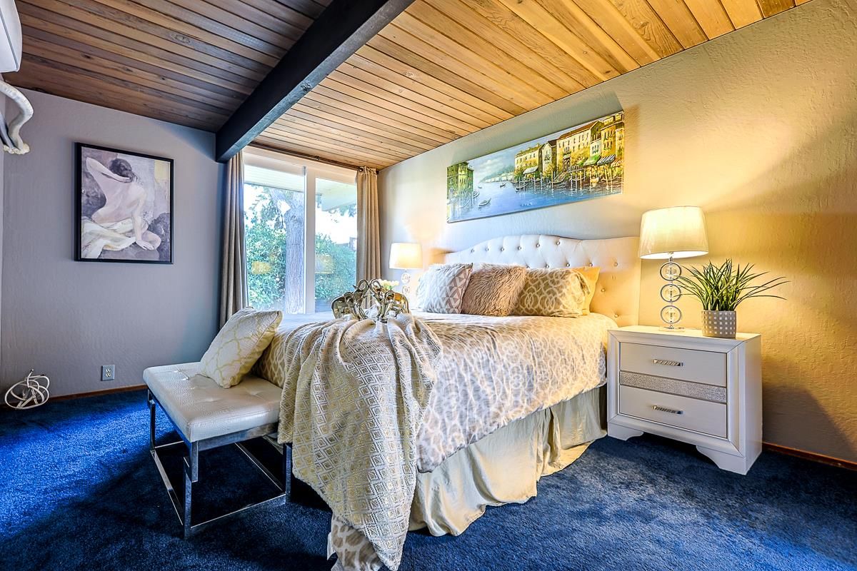 Bedroom, Interior, Wooden Ceilings