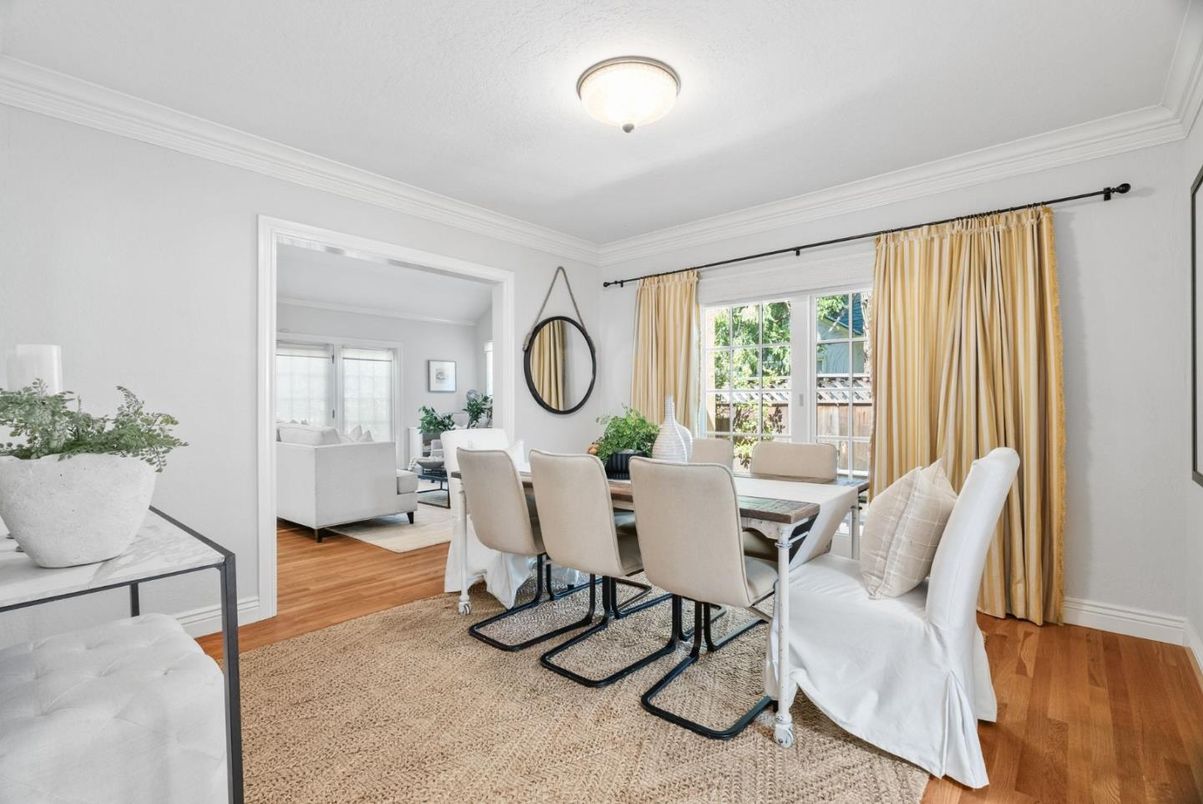 Dining room, Interior, Wood Texture Flooring