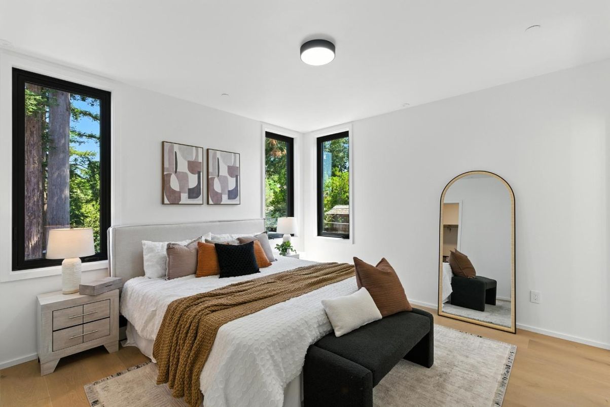 Bedroom, Interior, Wood Texture Flooring
