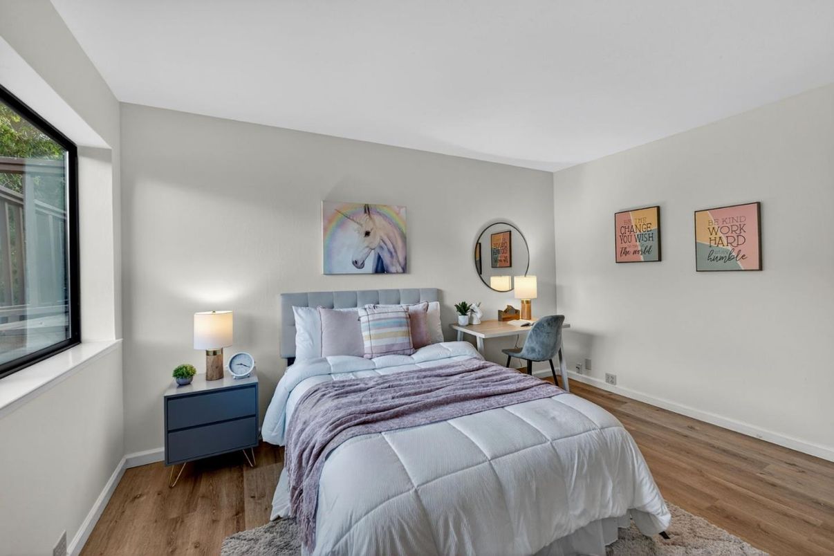 Bedroom, Interior, Wood Texture Flooring