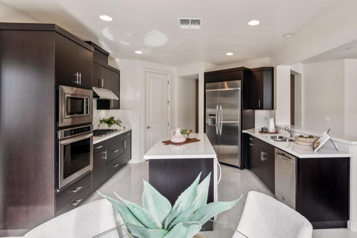 Interior, Kitchen, Recessed Lighting, Stainless Steel Appliances