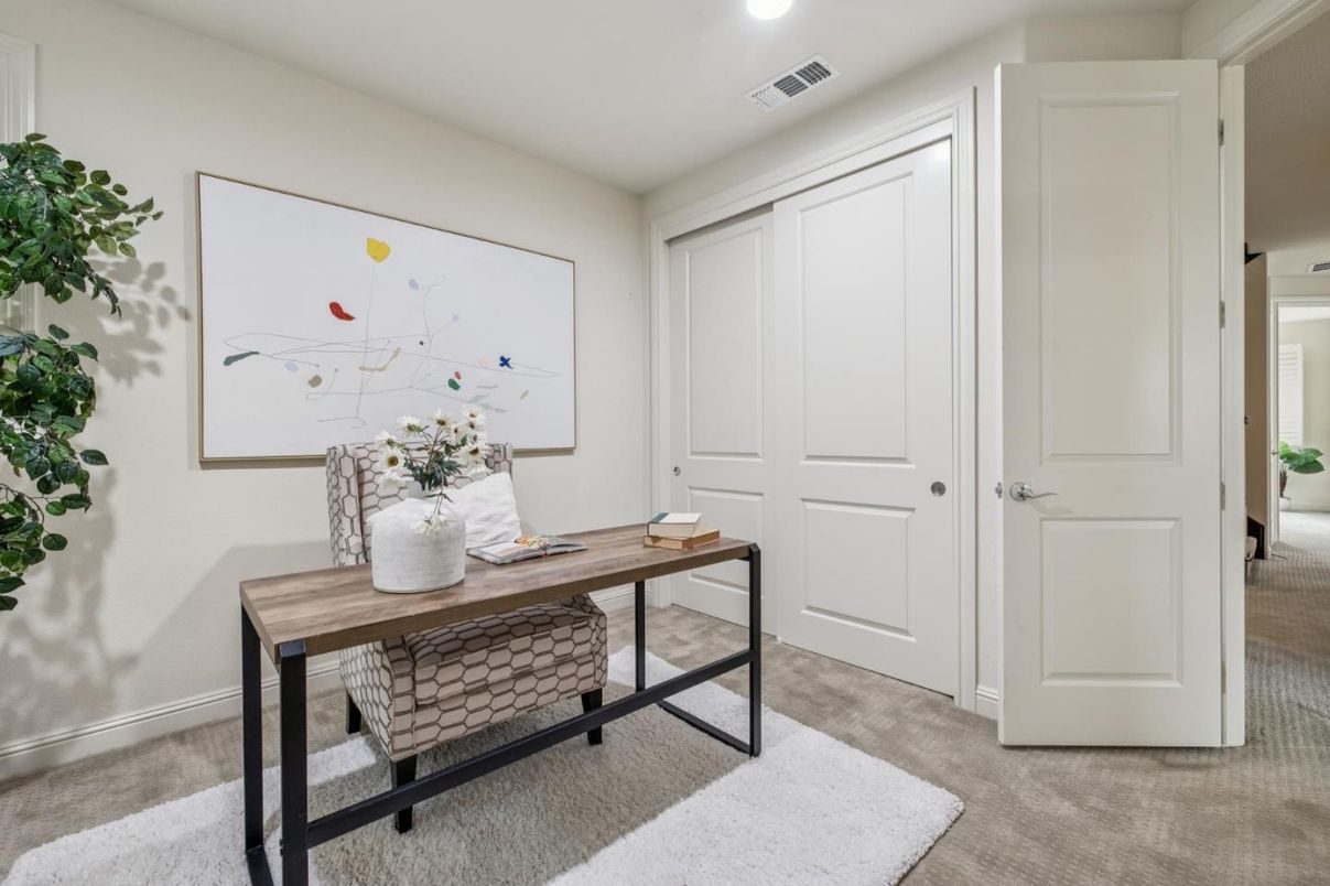 Home Office, Interior, Recessed Lighting