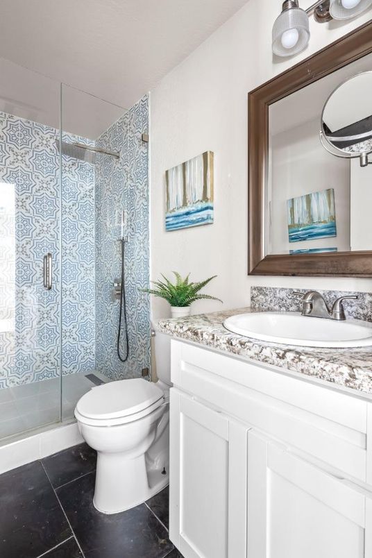 Bathroom, Glass Shower, Interior