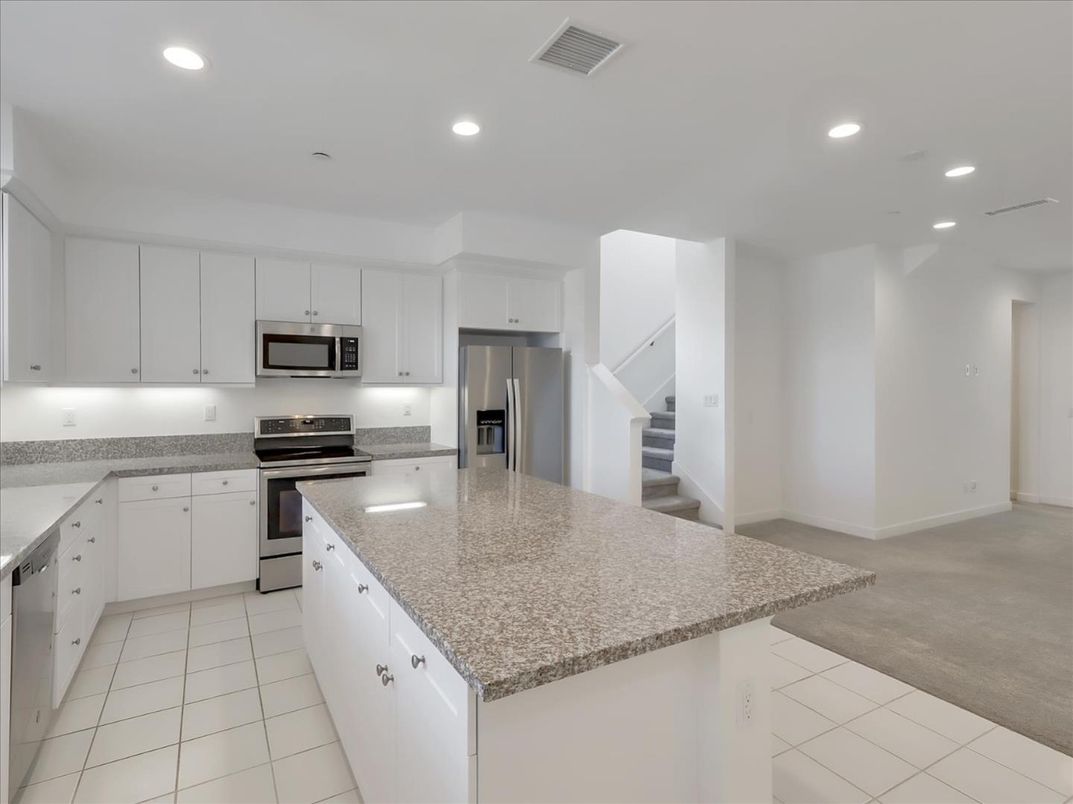 Interior, Kitchen, Recessed Lighting, Stainless Steel Appliances