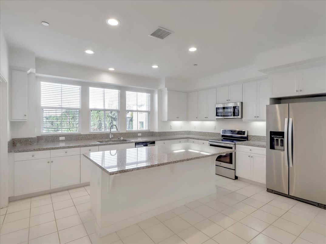 Interior, Kitchen, Recessed Lighting, Stainless Steel Appliances