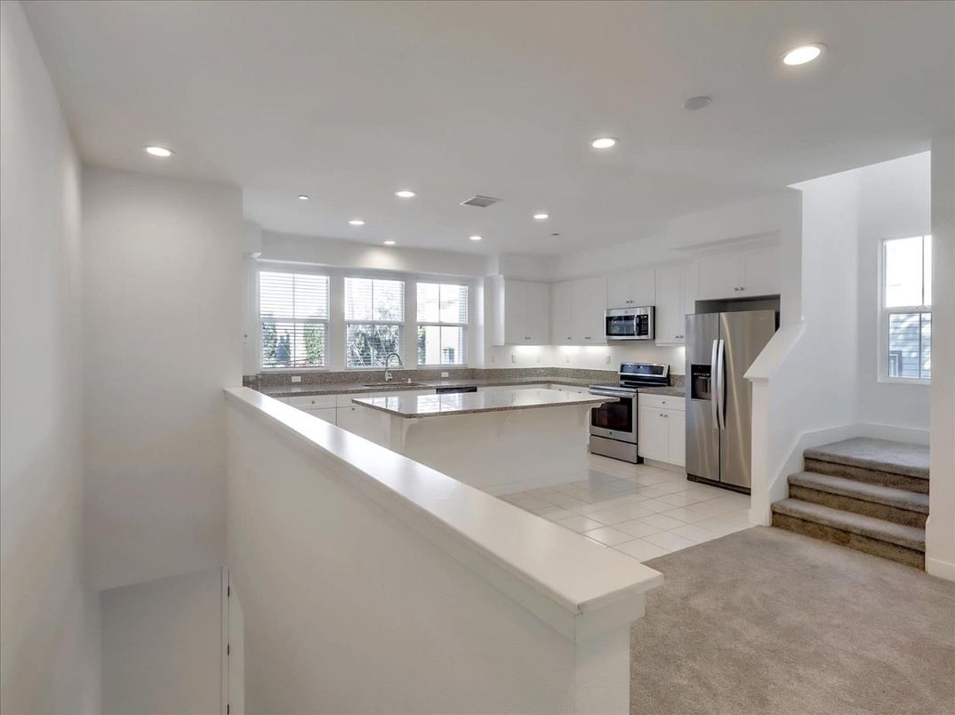 Interior, Kitchen, Recessed Lighting, Stainless Steel Appliances