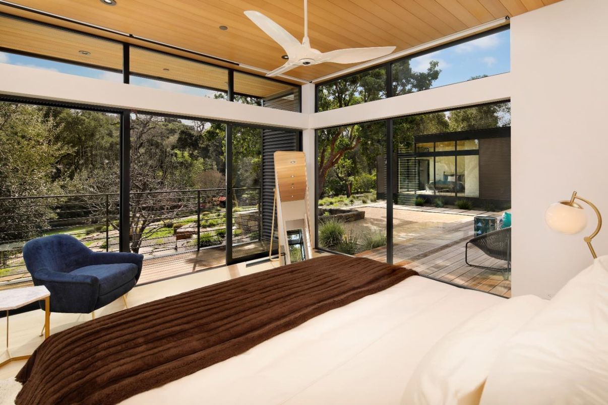 Bedroom, Interior, Sun Room, Wooden Ceilings