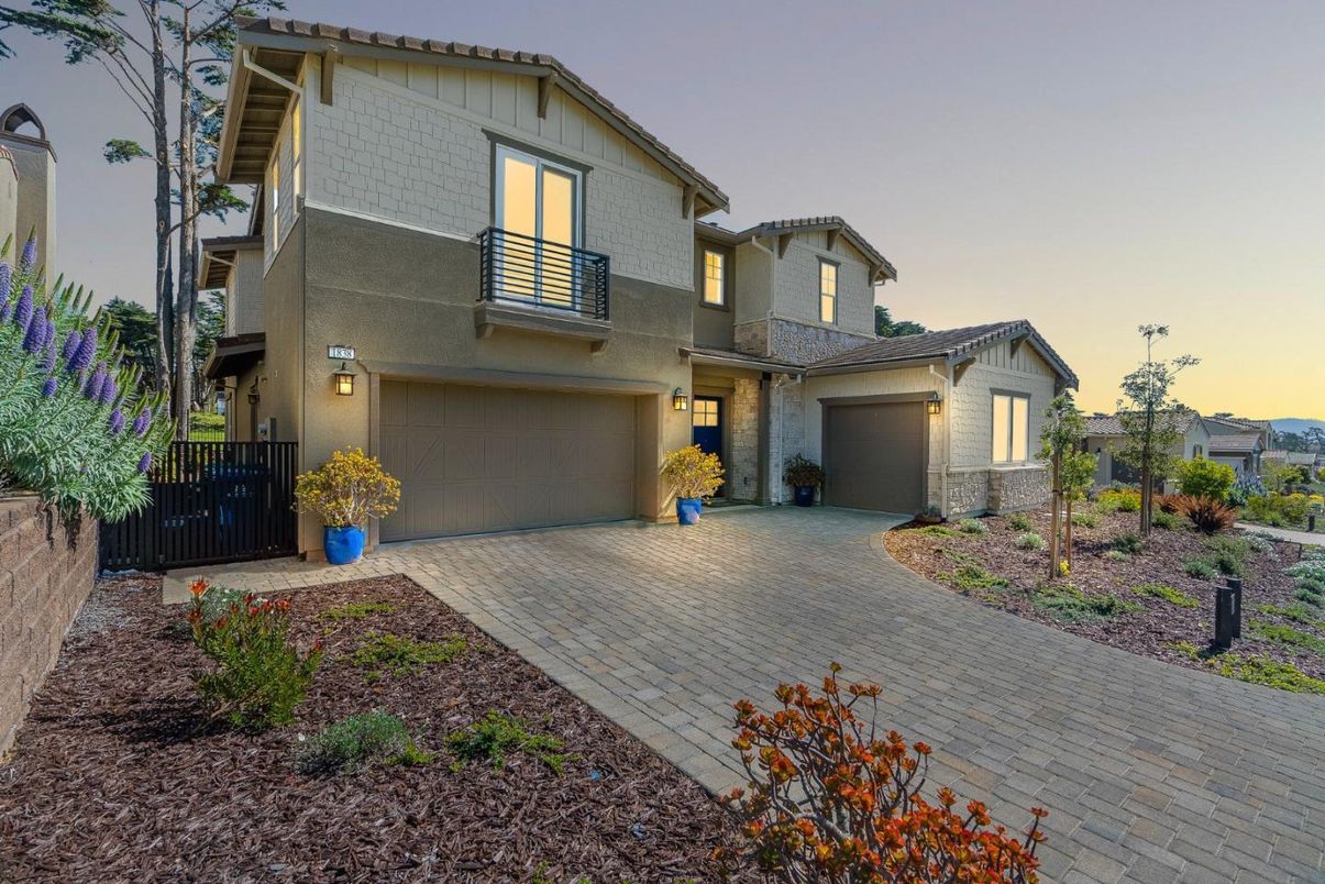 Attached, Backyard, Exterior, Facade, Mediterranean