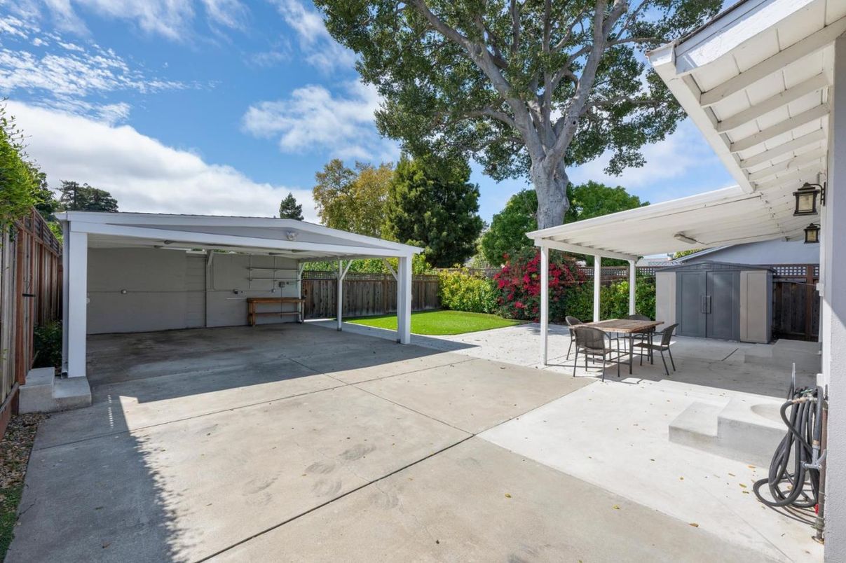 Backyard, Detached Garage, Exterior
