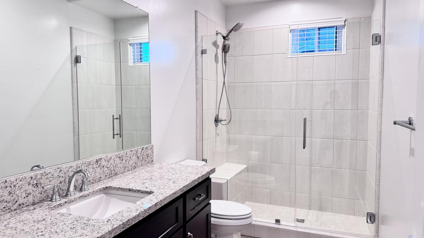 Bathroom, Glass Shower, Interior