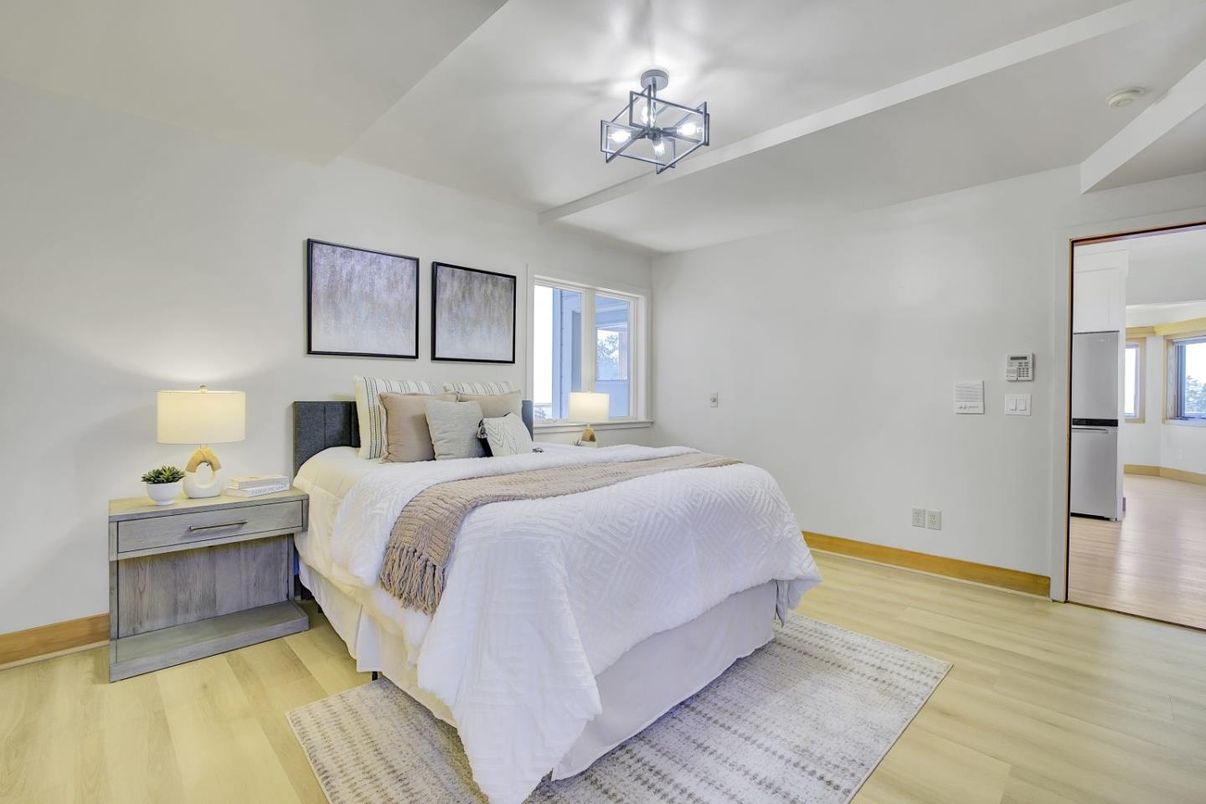 Bedroom, Interior, Wood Texture Flooring
