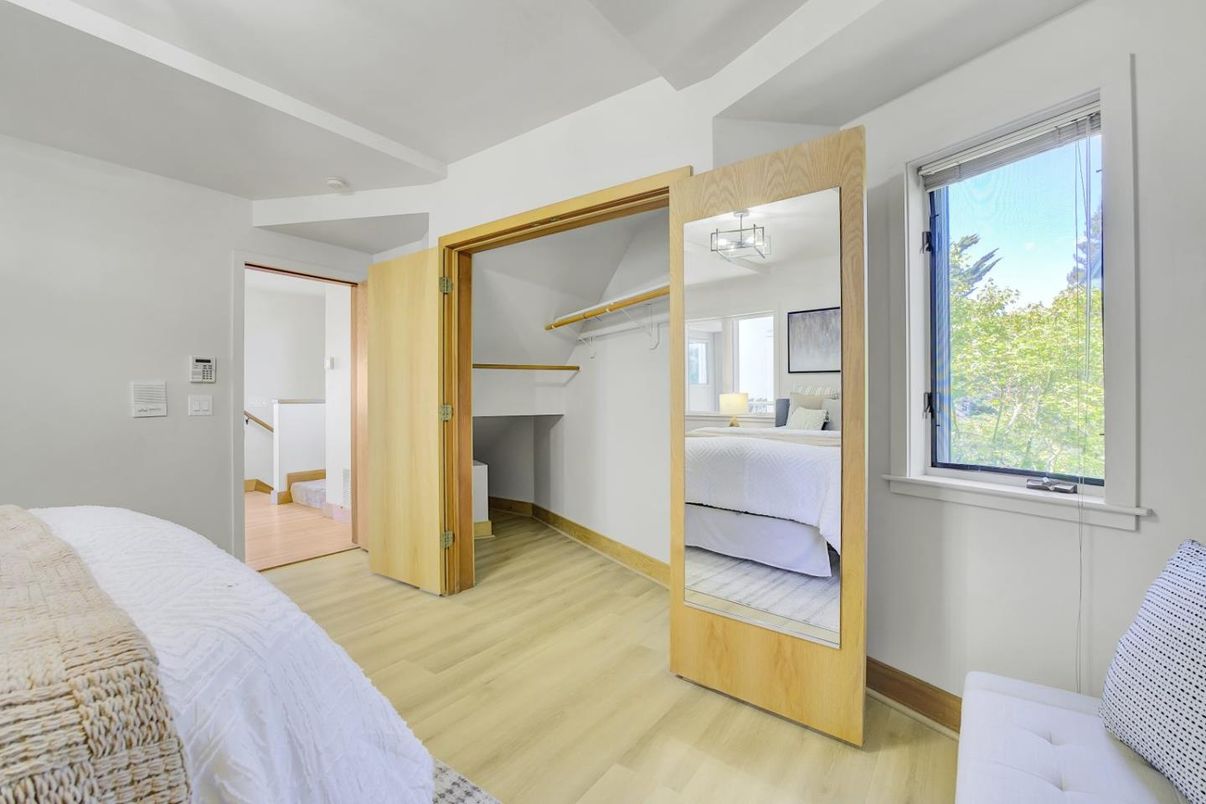 Bedroom, Interior, Wood Texture Flooring