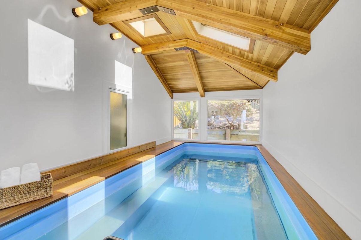 Interior, Pool, Wooden Beams, Wooden Ceilings