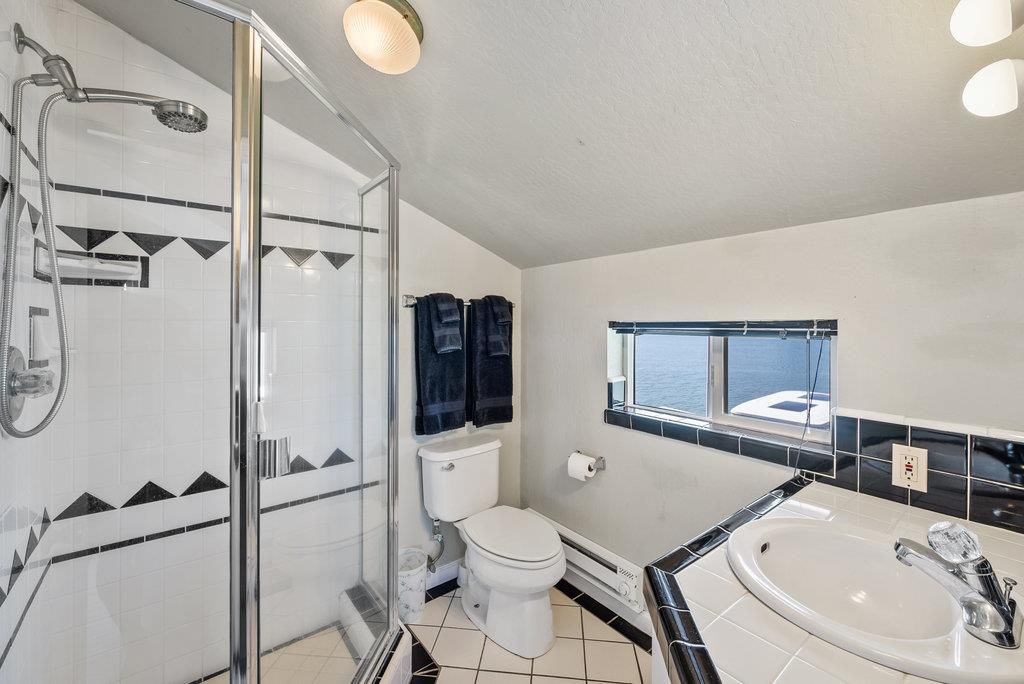 Bathroom, Glass Shower, Interior, Tile Countertops