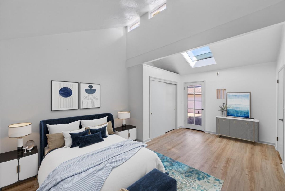 Bedroom, Interior, Wood Texture Flooring