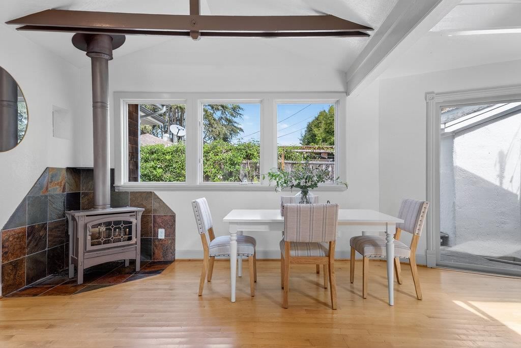 Dining room, Interior, Wood Texture Flooring