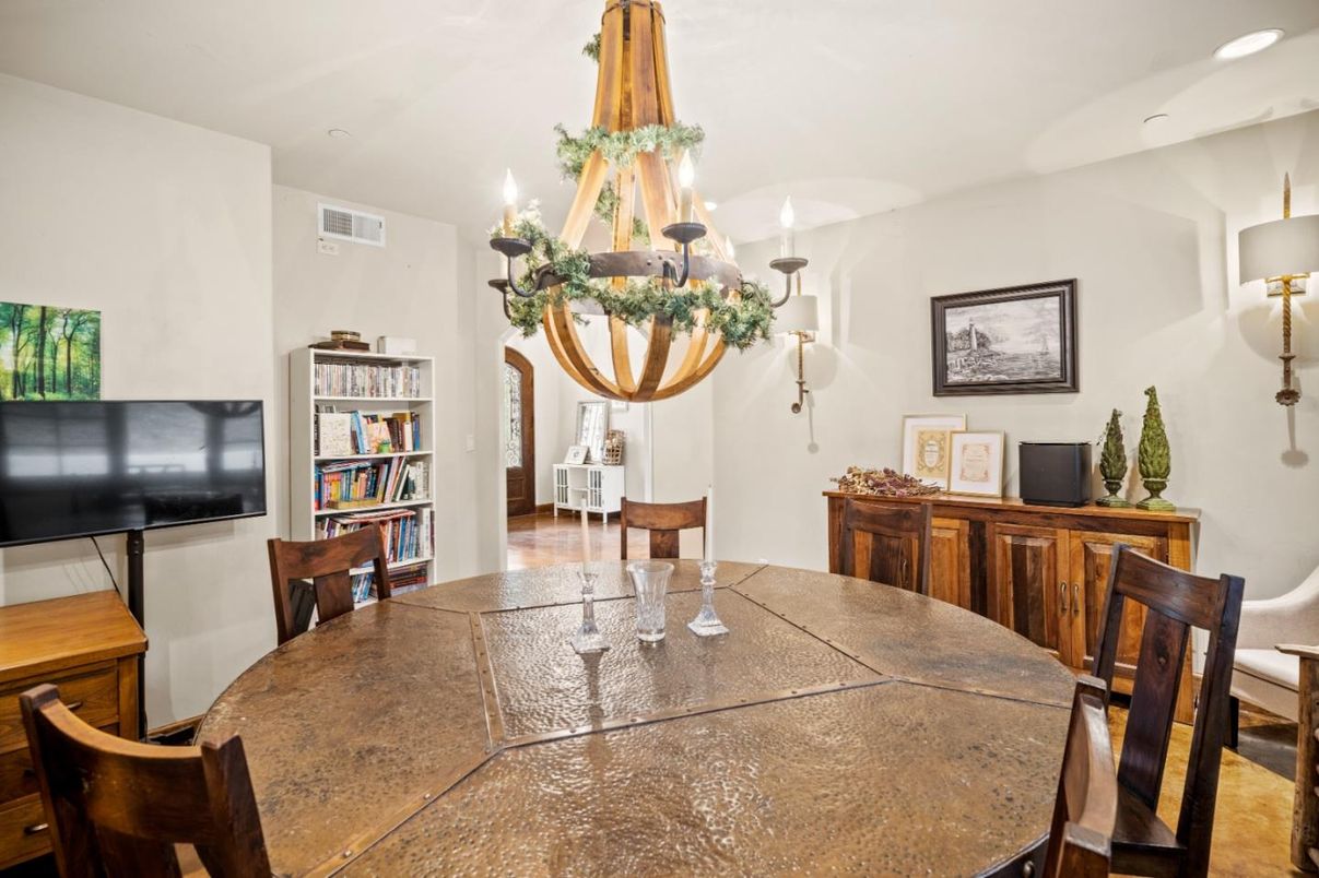 Dining room, Interior, Wood Texture Flooring