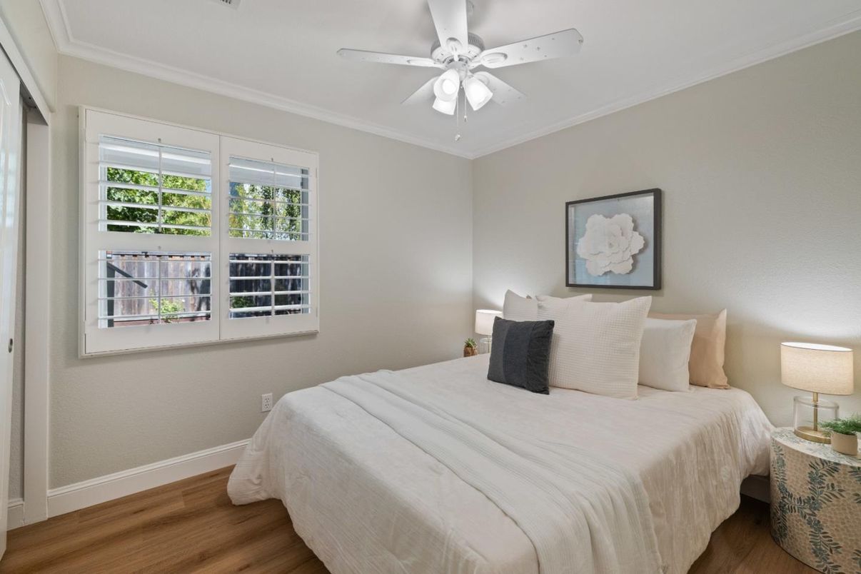 Bedroom, Interior, Wood Texture Flooring