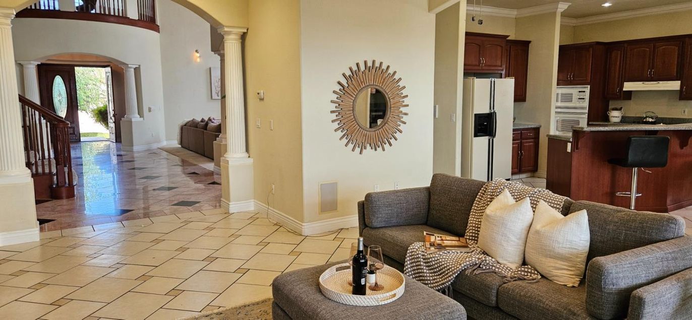 Interior, Kitchen, Living room, Recessed Lighting