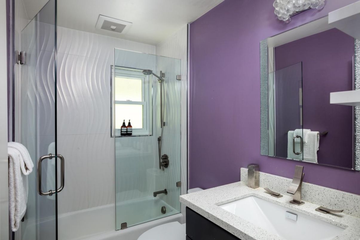 Bathroom, Glass Shower, Interior