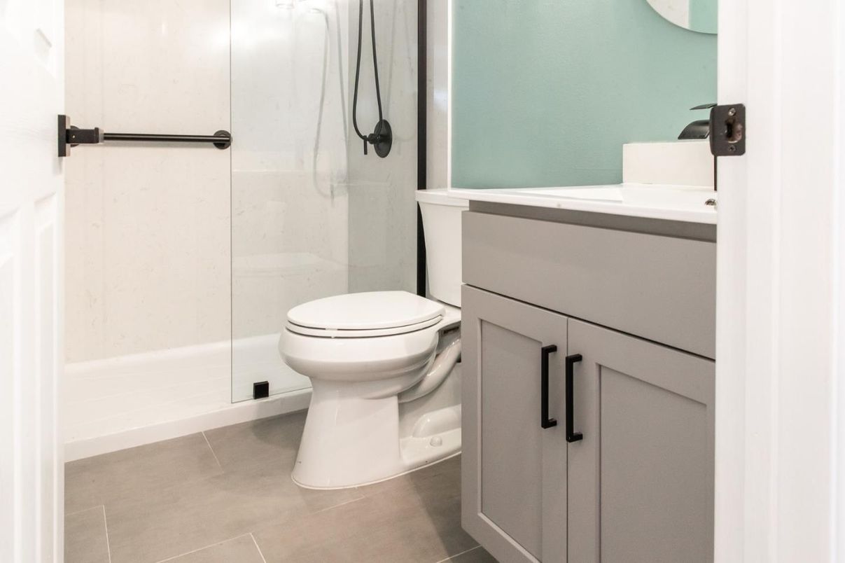 Bathroom, Glass Shower, Interior