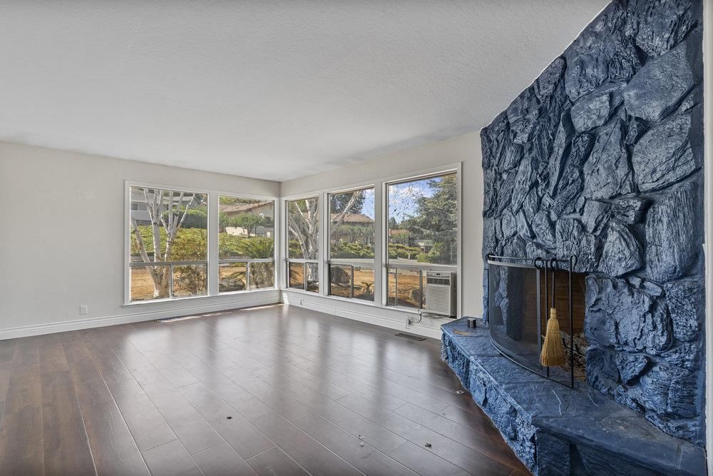 Fireplace, Interior, Stone Walls, Wood Texture Flooring