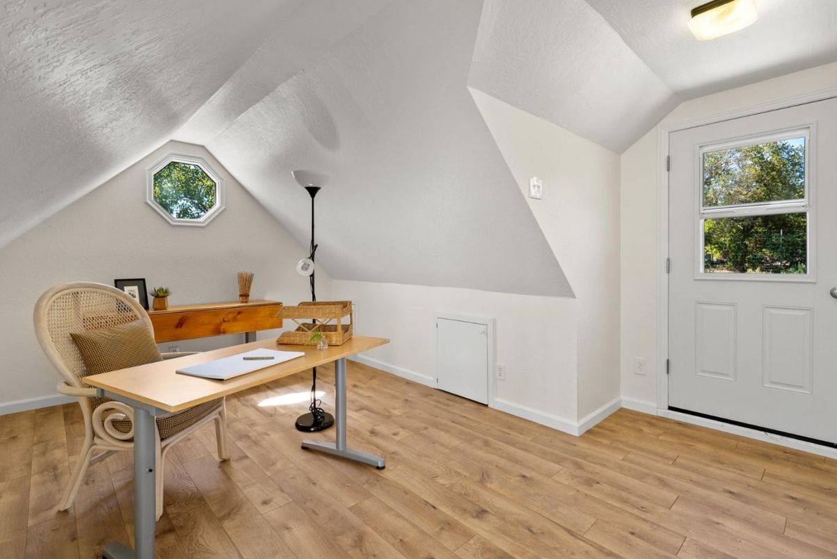 Home Office, Interior, Wood Texture Flooring