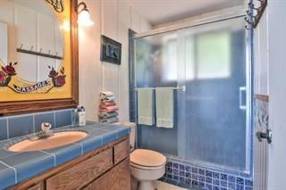 Bathroom, Glass Shower, Interior, Tile Countertops