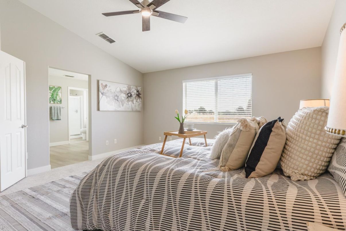 Bedroom, Interior, Wood Texture Flooring