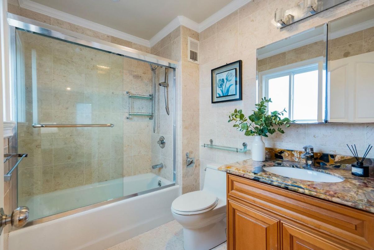Bathroom, Glass Shower, Interior