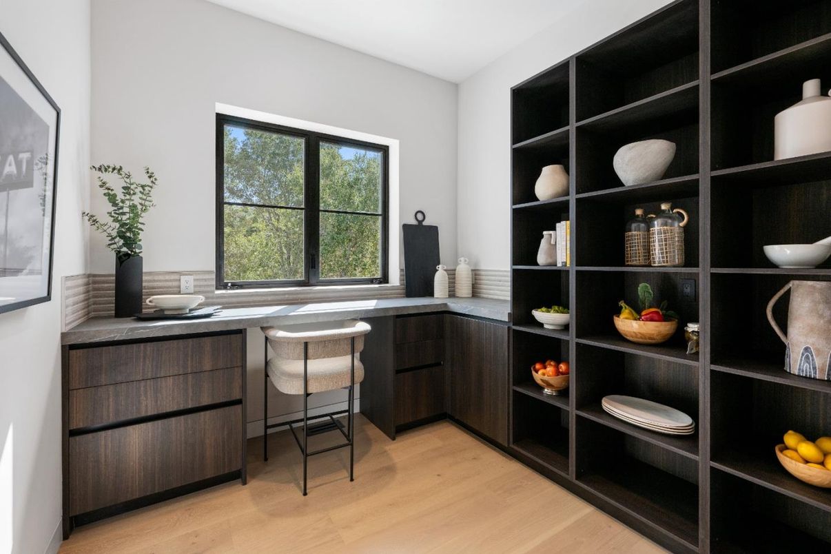 Home Office, Interior, Wood Texture Flooring