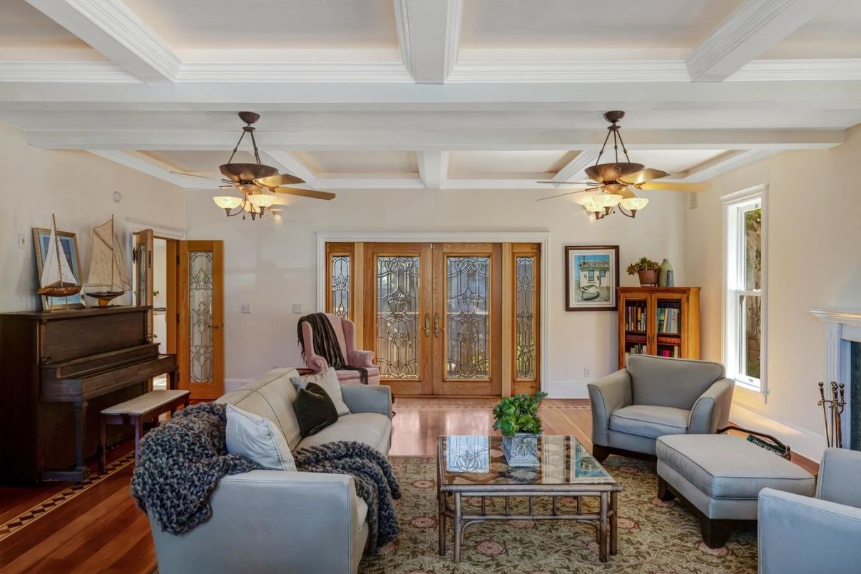 Fireplace, Interior, Living room, Piano, Wood Texture Flooring
